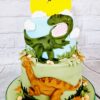 Dinosaur birthday cake