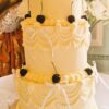 vintage wedding cake 3 tier buttercream finish